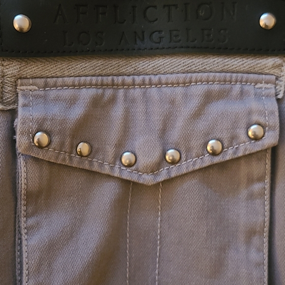 Grey Affliction Jacket - Picture 2 of 4